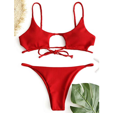 Stylish ZAFUL Cut Out Bikini Set for Women - Summer Ready!