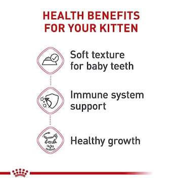 Royal Canin Feline Health Nutrition Kitten Loaf in Sauce Canned Cat Food, 3 oz can (Pack of 24)