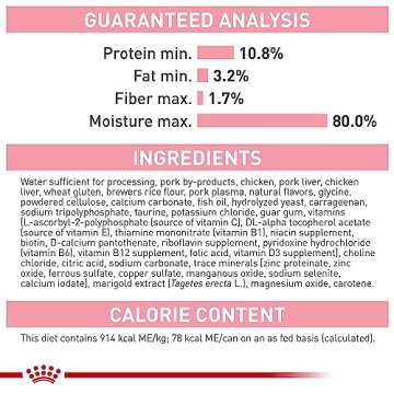 Royal Canin Feline Health Nutrition Kitten Loaf in Sauce Canned Cat Food, 3 oz can (Pack of 24)