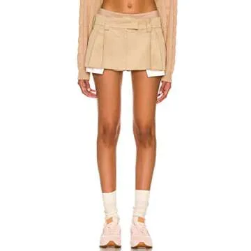 MISSACTIVER Women’s Trendy Low Waist Jeans Skirt Mini