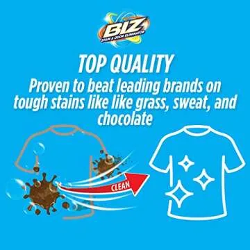 Biz Laundry Detergent Powder Booster, Stain & Odor Removal - 50 Ounces