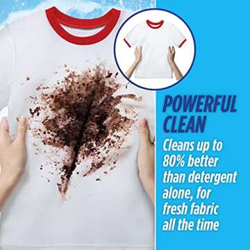 Biz Laundry Detergent Powder Booster, Stain & Odor Removal - 50 Ounces