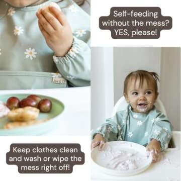 Zoe & Co Premium Baby Bibs with Food Catcher