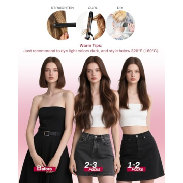 Moresoo Clip in Hair Extensions Real Human Hair for Women