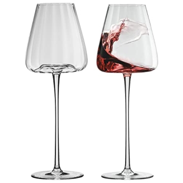 Elegant PTSTING Hand Blown 20oz Wine Glasses Set of 2