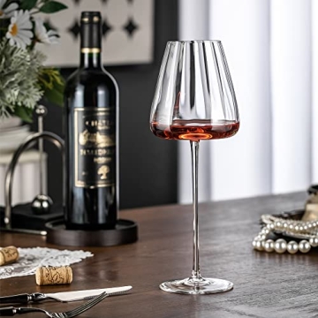 Elegant PTSTING Hand Blown 20oz Wine Glasses Set of 2