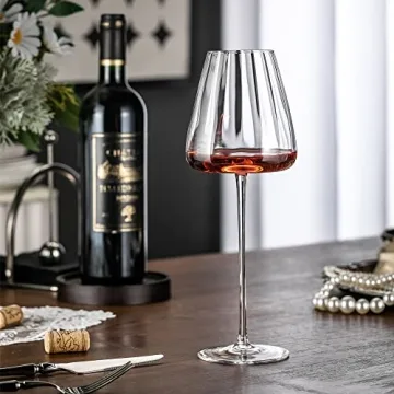 Elegant PTSTING Hand Blown 20oz Wine Glasses Set of 2