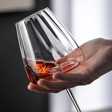 Elegant PTSTING Hand Blown 20oz Wine Glasses Set of 2