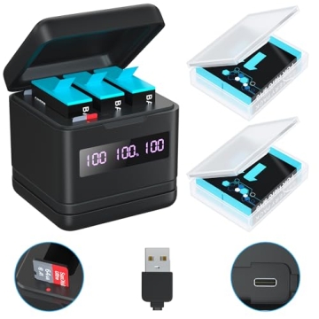GoPro Hero 9-12 2000mAh Battery Pack & Charger