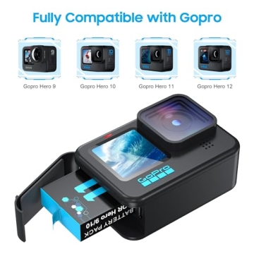 GoPro Hero 9-12 2000mAh Battery Pack & Charger