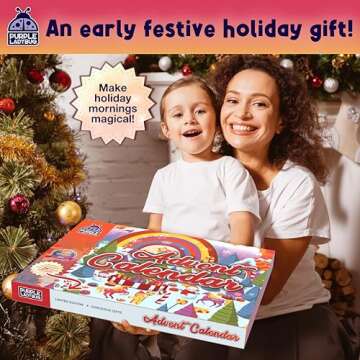 PURPLE LADYBUG Christmas Girls Advent Calendar 2024 Kids with 24 Unique Gifts - Crafts, Jewelry, Accessories & More - Tween Advent Calendar 2024 Teen Girls, Fun 24 Days Christmas Countdown for Girl 6+