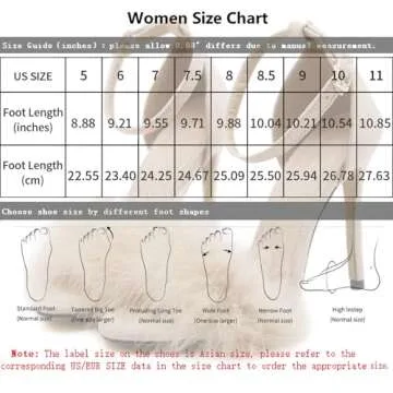 YIBLBOX Women's Feather Heels Open Toe Sandal Fluffy Fur High Heel Shoes Ankle Strap Stiletto Pump for Wedding Party Dance Evening
