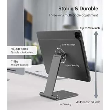 KU XIU Foldable Magnetic Stand for iPad Pro 11 Inch