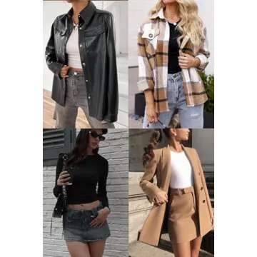 Ekouaer Womens Long Sleeve Shirts Fitted Tops Stretchy Base Layer Tight Basic Thermal Undershirt Brown M