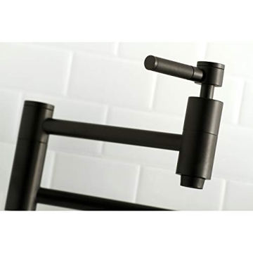 Kingston Brass KS8100DKL Kaiser Pot Filler - Matte Black