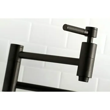 Kingston Brass KS8100DKL Kaiser Pot Filler - Matte Black