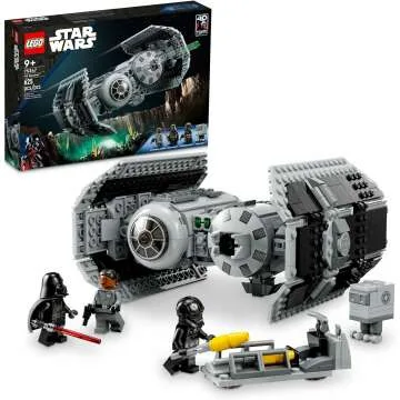 LEGO Star Wars TIE Bomber Model Kit with Vader Minifigure