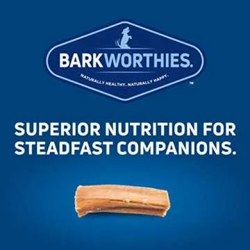 Barkworthies Bully Stick Bites - 10 oz (Pack of 1) - Protein-Rich, All-Natural Rawhide Alternative, Easily Digestible, Promotes Dental Health