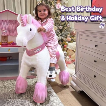 PonyCycle Unicorn Ride-On Toy for Ages 4-8 - Active Fun