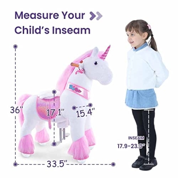 PonyCycle Unicorn Ride-On Toy for Ages 4-8 - Active Fun