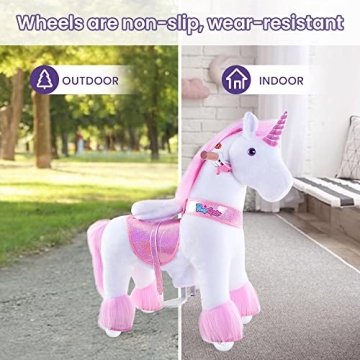 PonyCycle Unicorn Ride-On Toy for Ages 4-8 - Active Fun