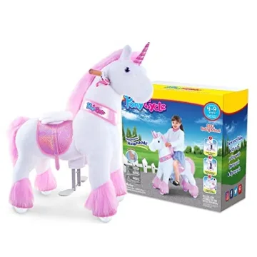 PonyCycle Unicorn Ride-On Toy for Ages 4-8 - Active Fun