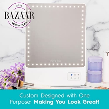 Glamcor Riki Skinny Smart Vanity Mirror with LED Lighting