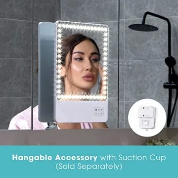 Glamcor Riki Skinny Smart Vanity Mirror with LED Lighting