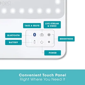 Glamcor Riki Skinny Smart Vanity Mirror with LED Lighting