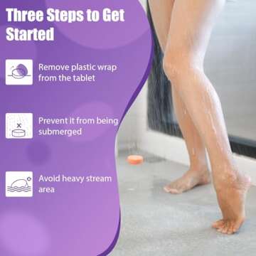 BlissfulOasis Shower Steamers 6 Packs, Shower Bath Bombs with Natural Fragrance, Self-Care & Relaxation Birthday Presents for Loved Ones, Shower Bombs with Valentine's Day Presents for Women and Men