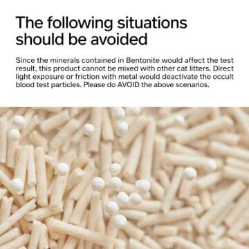 pidan Tofu Cat Litter with Occult Blood Test,Clumping,Flushable,Ultra Absorbent and Fast Drying, 100% Natural Ingredients Litter,Solubility in Water,Really Dust-Free,Less Scattering (5.3lb×2bags)