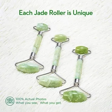 Kimkoo Jade Roller 3-in-1 Kit - Natural Jade Anti-Aging Tool