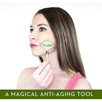 Kimkoo Jade Roller 3-in-1 Kit - Natural Jade Anti-Aging Tool