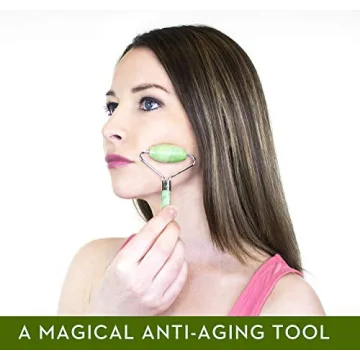 Kimkoo Jade Roller 3-in-1 Kit - Natural Jade Anti-Aging Tool