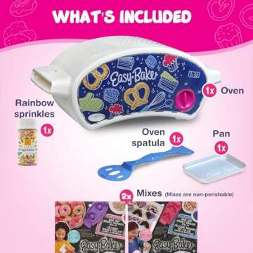 Ultimate Oven Baking Bundle (Oven + Donut and Brownie Mixes + Rainbow Sprinkles)