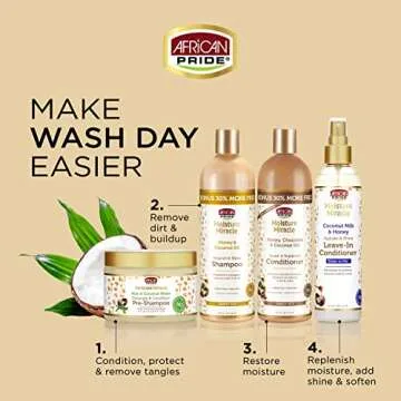 African Pride Pre-Shampoo for Curls & Coils, 3 Pack, 12 oz