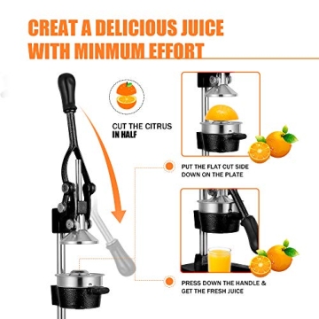 Gowintech Heavy Duty Manual Fruit Juice Squeezer
