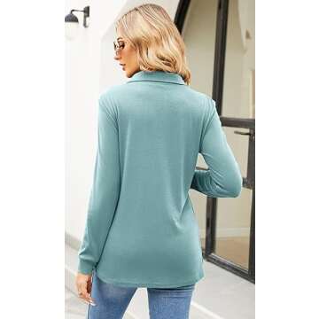 Newchoice Women's Long Sleeve Tunic for Easy Versatility