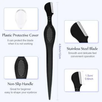 Mudder 21 Pcs Face Razors for Women and Men, Eyebrow Razors Shaver Facial Razor Multipurpose Face Tr...