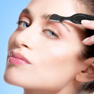 Mudder 21 Pcs Multipurpose Eyebrow Razors for Women