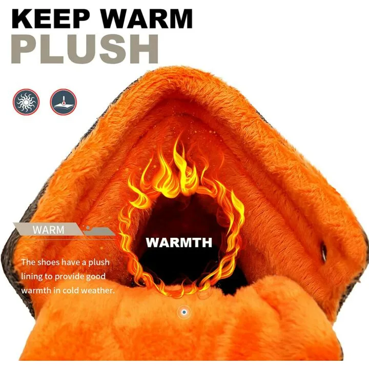 Boys Winter Snow Boots - Non-Slip High Tops