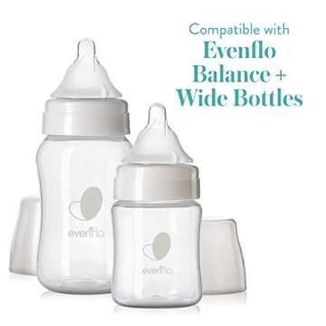Evenflo BPA-Free Silicone Baby Bottle Nipple for 3 Months+
