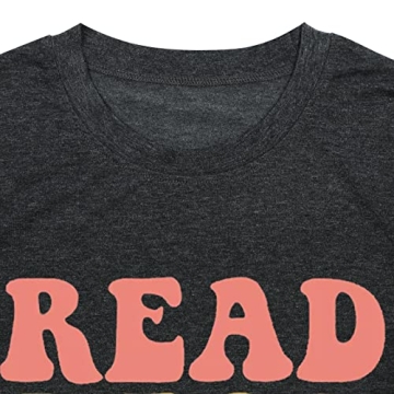 Soft Cotton Read Book Shirt for Women Book Lovers