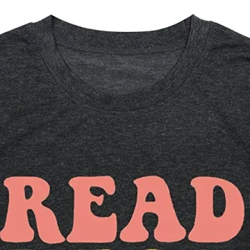 Soft Cotton Read Book Shirt for Women Book Lovers