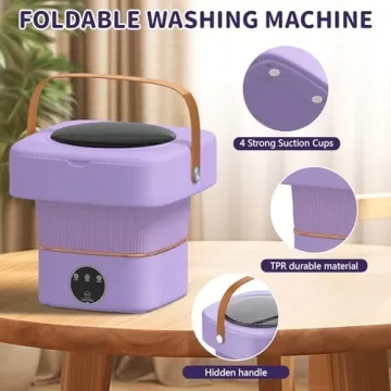 Compact DOGHLY Mini Washing Machine for Easy Travel