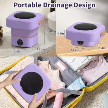 Compact DOGHLY Mini Washing Machine for Easy Travel