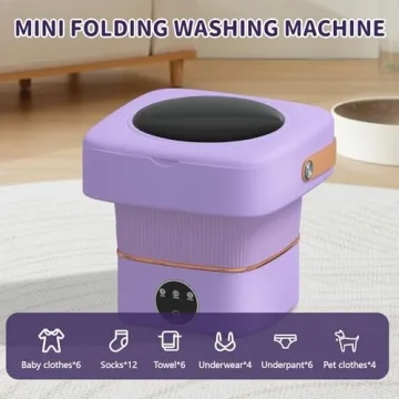 Compact DOGHLY Mini Washing Machine for Easy Travel