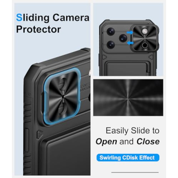 BXYJY iPhone 17 Pro Case Wallet with Card Holder