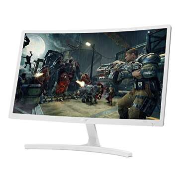 Acer Gaming Monitor 23.6” Curved ED242QR wi 1920 x 1080 75Hz Refresh Rate AMD FREESYNC Technology (HDMI & VGA Ports)
