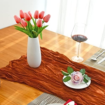 Mandy's 20pcs Realistic Coral Artificial Tulips for All Occasions
